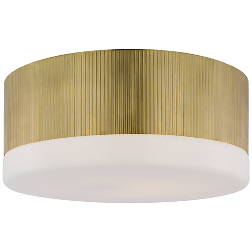 Visual Comfort - TOB 4357HAB-WG - LED Flush Mount - Ace - Hand-Rubbed Antique Brass