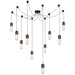 Visual Comfort - TOB 5645BZ/HAB-FG-10 - LED Pendant - Junio - Bronze And Brass