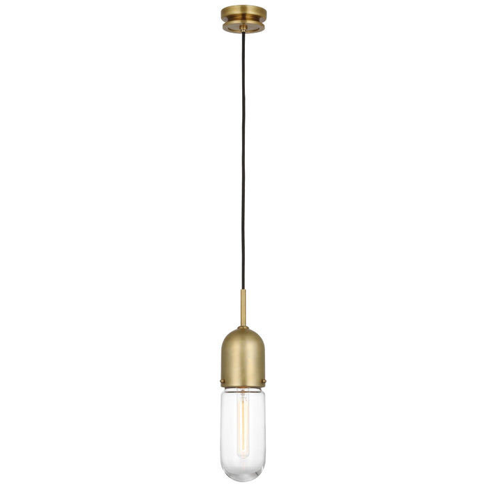 Visual Comfort - TOB 5645HAB-CG-1 - LED Pendant - Junio - Hand-Rubbed Antique Brass