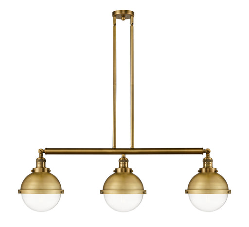 Innovations - 213-BB-HFS-82-BB-LED - LED Island Pendant - Franklin Restoration - Brushed Brass