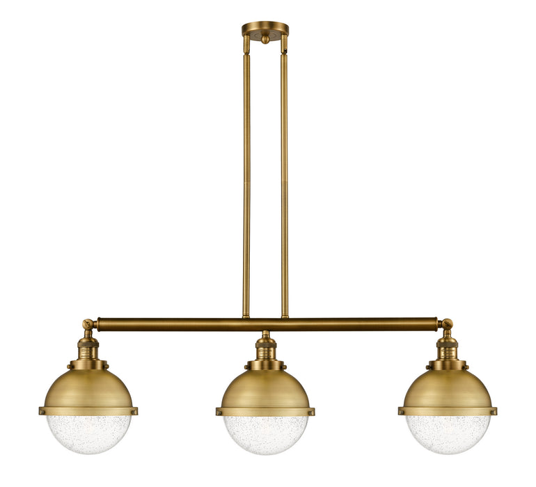 Innovations - 213-BB-HFS-84-BB-LED - LED Island Pendant - Franklin Restoration - Brushed Brass