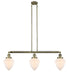 Innovations - 213-AB-G661-7-LED - LED Island Pendant - Franklin Restoration - Antique Brass