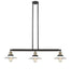 Innovations - 213-BAB-G1 - Three Light Island Pendant - Franklin Restoration - Black Antique Brass