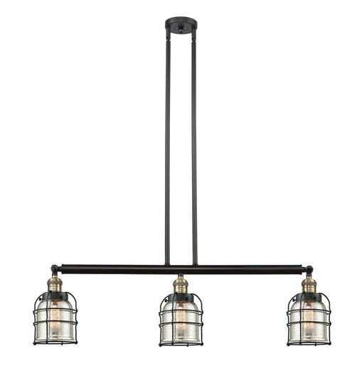 Innovations - 213-BAB-G58-CE - Three Light Island Pendant - Franklin Restoration - Black Antique Brass