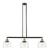 Innovations - 213-BAB-G713 - Three Light Island Pendant - Franklin Restoration - Black Antique Brass