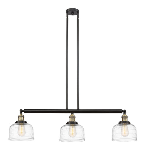 Innovations - 213-BAB-G713-LED - LED Island Pendant - Franklin Restoration - Black Antique Brass