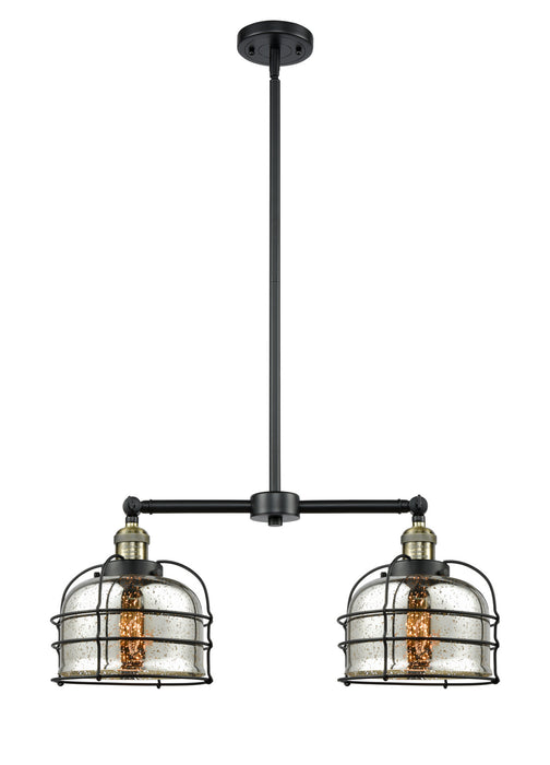 Innovations - 209-BAB-G78-CE - Two Light Island Pendant - Franklin Restoration - Black Antique Brass