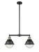 Innovations - 209-BAB-HFS-64-BK-LED - LED Island Pendant - Franklin Restoration - Black Antique Brass