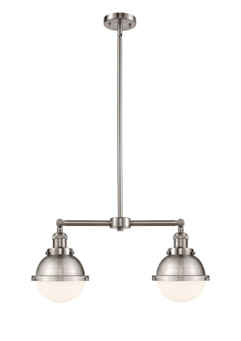 Innovations - 209-SN-HFS-61-SN - Two Light Island Pendant - Franklin Restoration - Brushed Satin Nickel