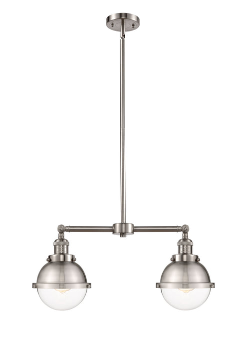 Innovations - 209-SN-HFS-62-SN-LED - LED Island Pendant - Franklin Restoration - Brushed Satin Nickel