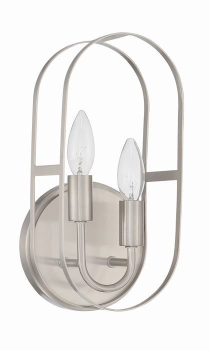 Craftmade - 12806BNK2 - Two Light Wall Sconce - Mindful - Brushed Polished Nickel