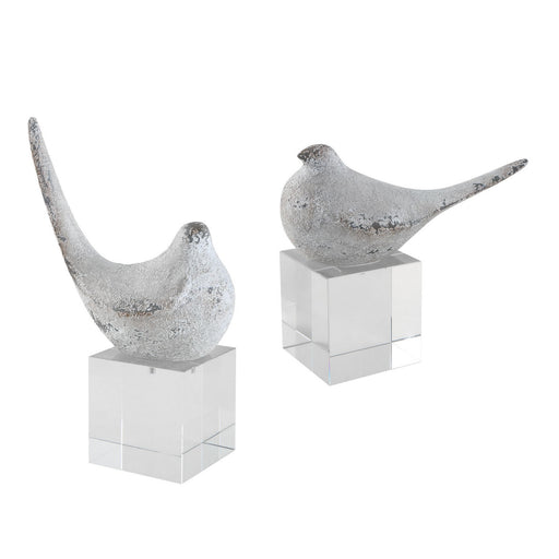 Uttermost - 18057 - Sculptures, S/2 - Better Together - Textured Silver