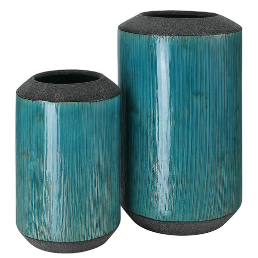Uttermost - 18064 - Vases, S/2 - Maui - Matte Bronze