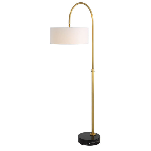 Uttermost - 30136-1 - One Light Floor Lamp - Huxford - Antique Brushed Brass