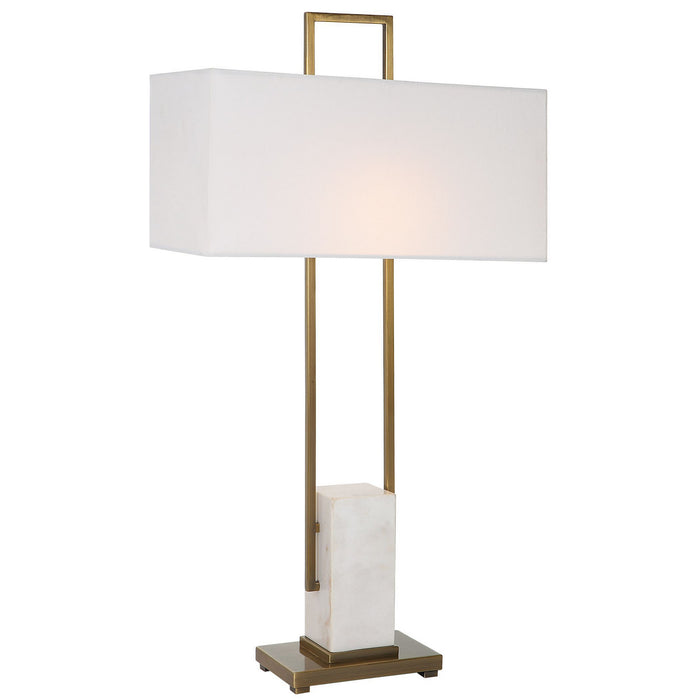 Uttermost - 30160 - One Light Table Lamp - Column - Plated Brass
