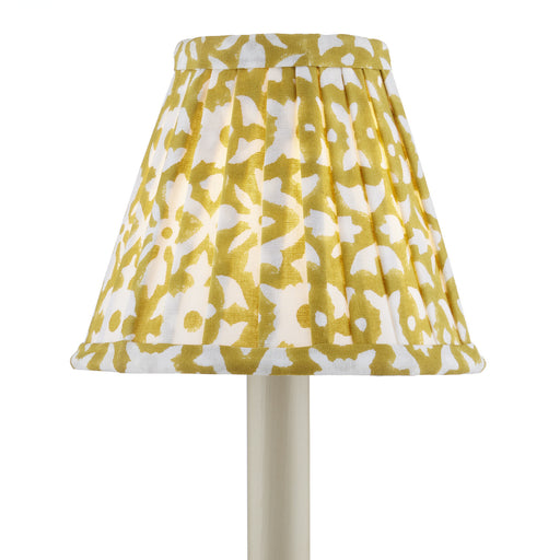 Currey and Company - 0900-0001 - Chandelier Shade - Mustard/White
