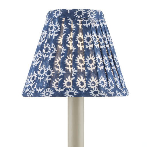 Currey and Company - 0900-0003 - Chandelier Shade - Navy/White