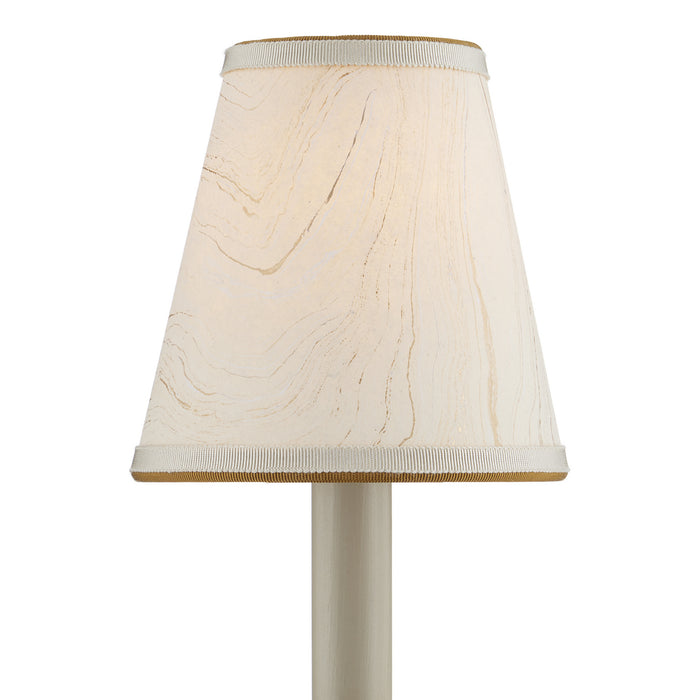 Currey and Company - 0900-0015 - Chandelier Shade - Cream/Gold
