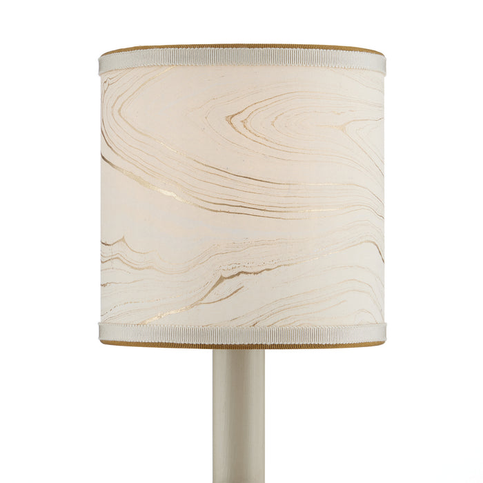 Currey and Company - 0900-0016 - Chandelier Shade - Cream/Gold