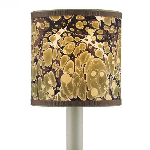 Currey and Company - 0900-0022 - Chandelier Shade - Green/Chocolate/Mustard