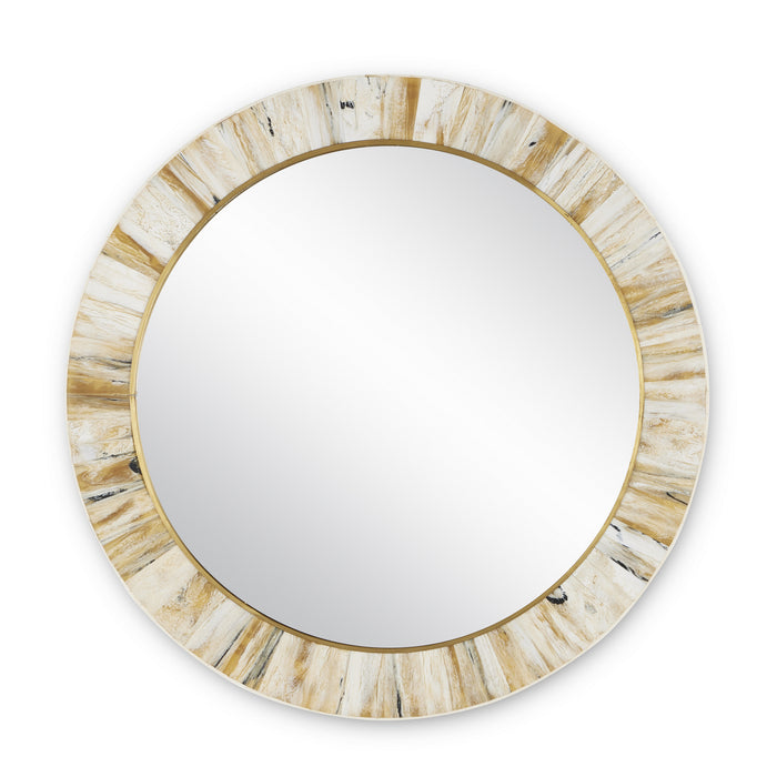 Currey and Company - 1000-0121 - Mirror - Cream/Brass/Mirror