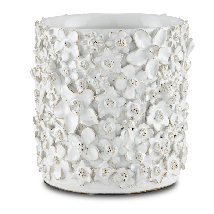 Currey and Company - 1200-0628 - Cachepot - White