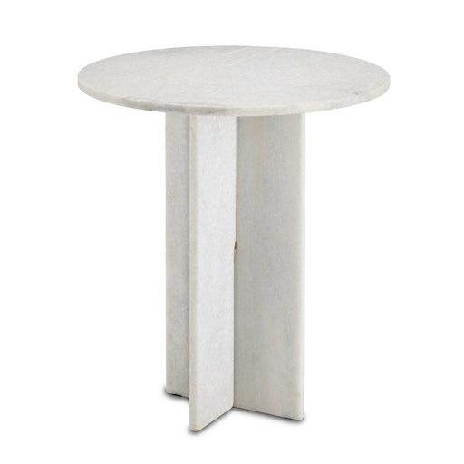 Currey and Company - 3000-0222 - Accent Table - White