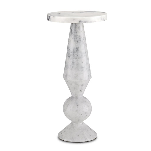 Currey and Company - 3000-0223 - Accent Table - White