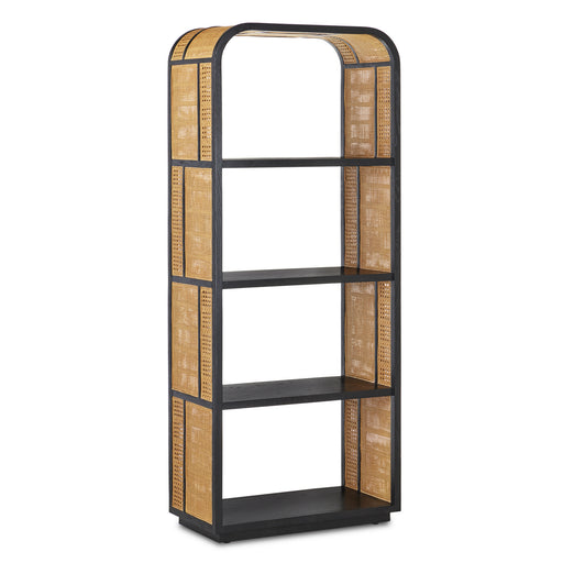 Currey and Company - 3000-0229 - Etagere - Caviar Black/Natural