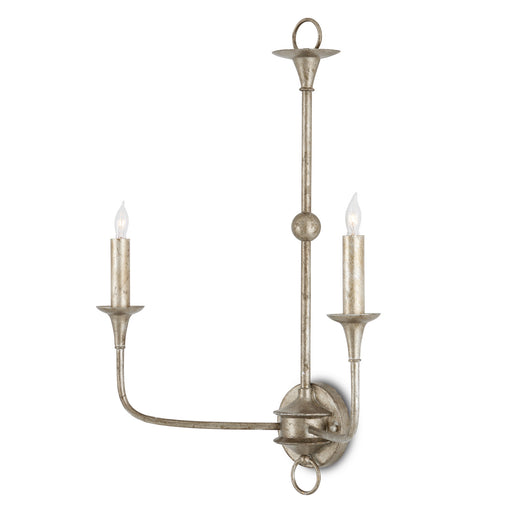 Currey and Company - 5000-0216 - Two Light Wall Sconce - Pyrite Bronze/Smoke Wood