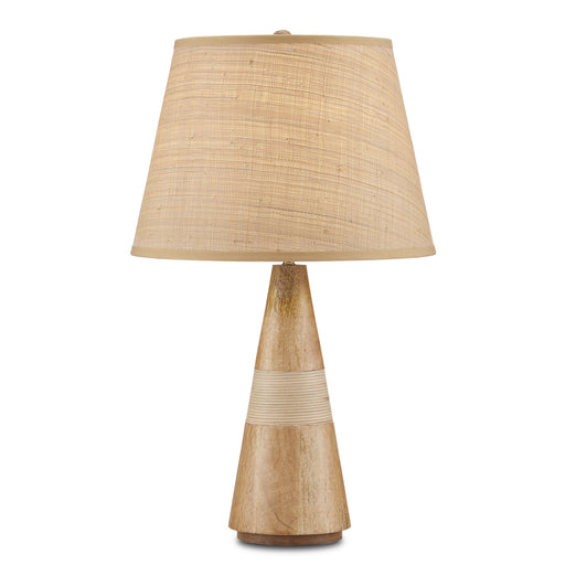 Currey and Company - 6000-0828 - One Light Table Lamp - Natural/Brass