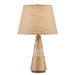 Currey and Company - 6000-0828 - One Light Table Lamp - Natural/Brass