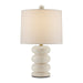 Currey and Company - 6000-0836 - One Light Table Lamp - Beige/Antique Brass