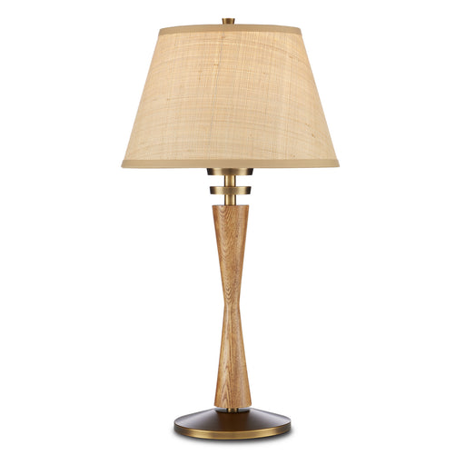 Currey and Company - 6000-0838 - One Light Table Lamp - Classic Honey/Antique Brass