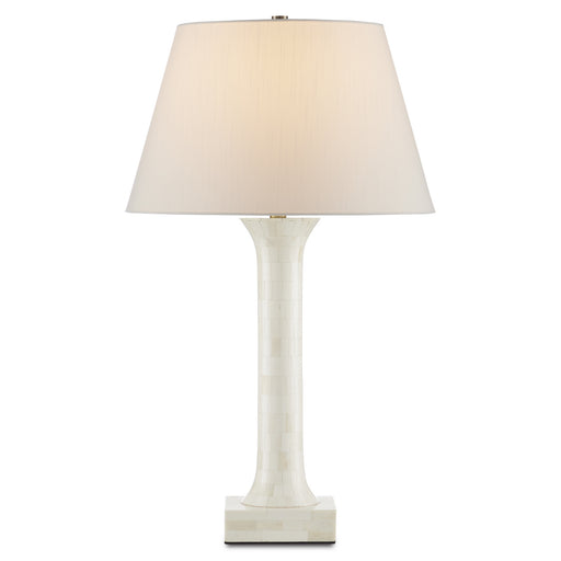 Currey and Company - 6000-0863 - One Light Table Lamp - Natural Bone/Antique Brass