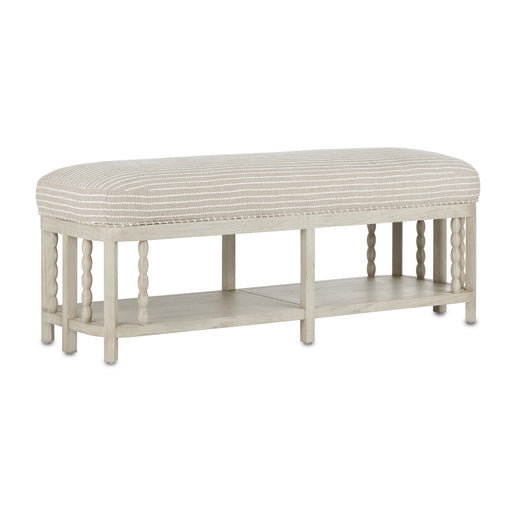 Currey and Company - 7000-0672 - Bench - Fog Gray