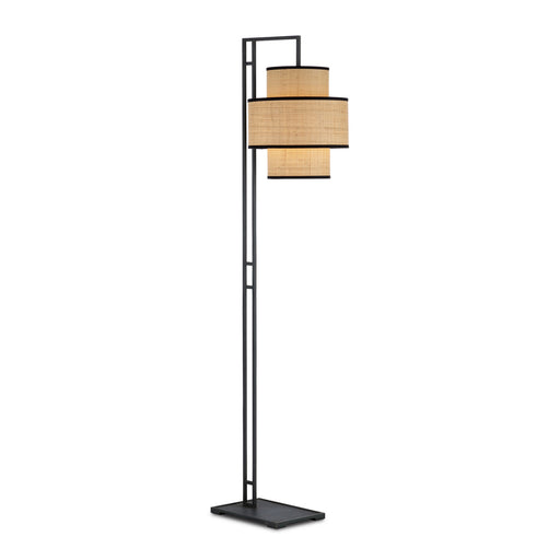 Currey and Company - 8000-0129 - One Light Floor Lamp - Blacksmith/Natural