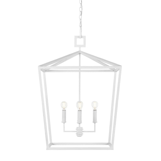 Currey and Company - 9000-0977 - Five Light Chandelier - Gesso White