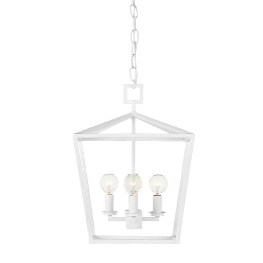 Currey and Company - 9000-0978 - Four Light Chandelier - Gesso White