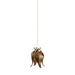 Currey and Company - 9000-1019 - One Light Pendant - Antique Brass/Silver
