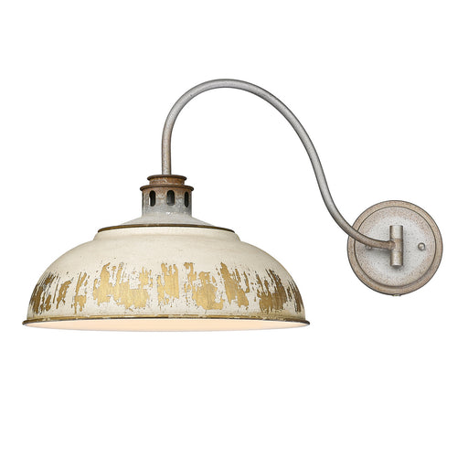 Golden - 0865-A1W AGV-AI - One Light Wall Sconce - Kinsley - Aged Galvanized Steel