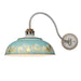 Golden - 0865-A1W AGV-TEAL - One Light Wall Sconce - Kinsley - Aged Galvanized Steel