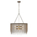 Golden - 9905-8P RBZ - Eight Light Pendant - Cleo - Rubbed Bronze