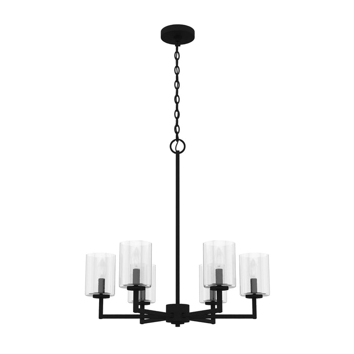 Hunter - 19534 - Six Light Chandelier - Kerrison - Natural Iron