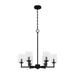 Hunter - 19534 - Six Light Chandelier - Kerrison - Natural Iron