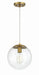 Craftmade - 56891-SB - One Light Pendant - Gaze - Satin Brass