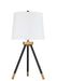 Craftmade - 86266 - One Light Table Lamp - Table Lamp - Painted Black / Painted Gold