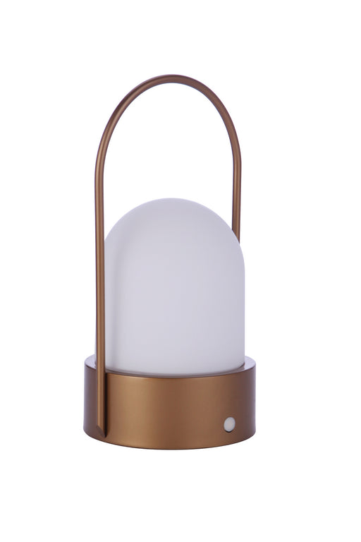 Craftmade - 86276R-LED - LED Table Lamp - Rechargable LED Portable - Satin Brass