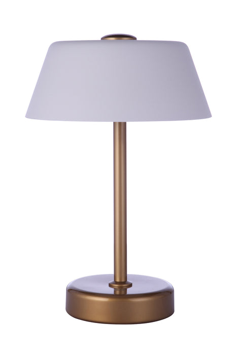 Craftmade - 86280R-LED - LED Table Lamp - Rechargable LED Portable - Satin Brass
