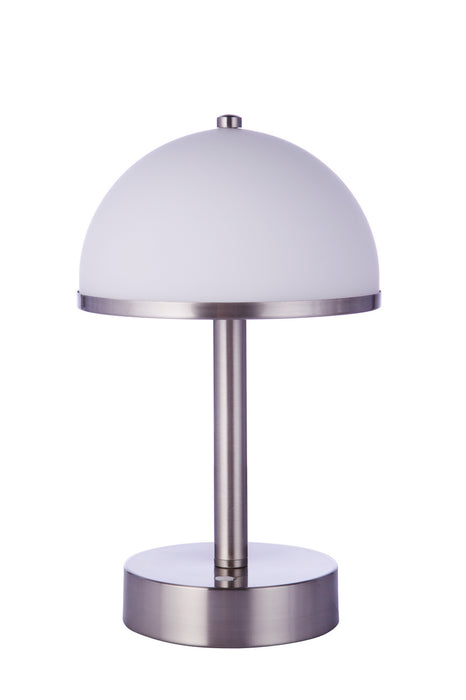Craftmade - 86284R-LED - LED Table Lamp - Rechargable LED Portable - Brushed Polished Nickel